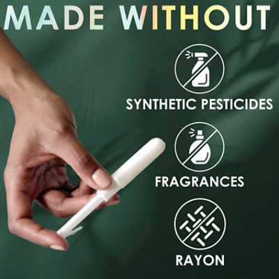 L Organic Cotton Tampons Regular - 42 CT - Image 4