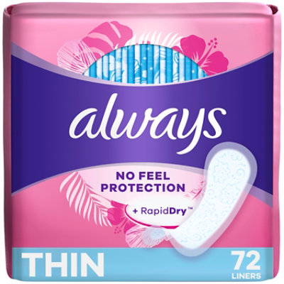 Always Daily Liners - 72 CT