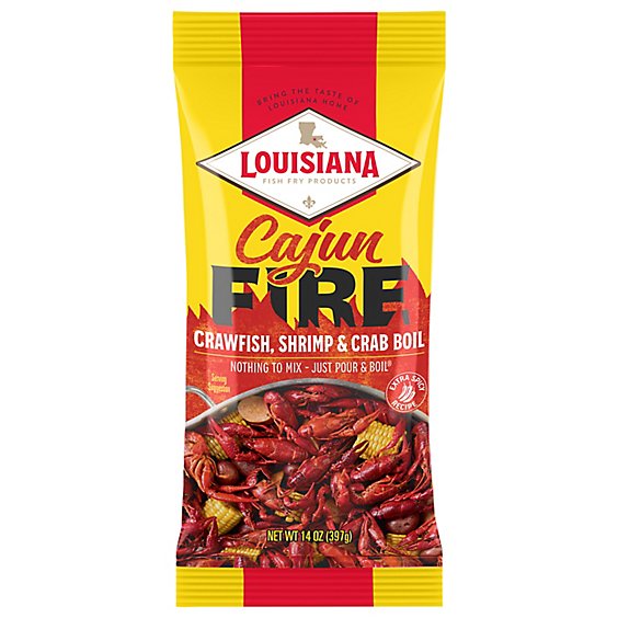 Louisiana Fish Fry Seasoning Cajun Fire - 14 OZ