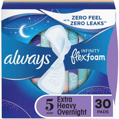 Always Infinity Pads W/wing Unsnt Sz5 On - 30 CT - Image 1