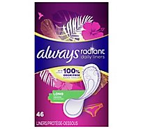 Always Radiant Long Daily Liners - 46 CT