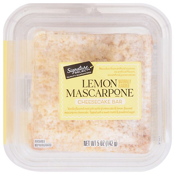 Signature Select Cheesecake Bar Lemon Mascarpone - 5 OZ