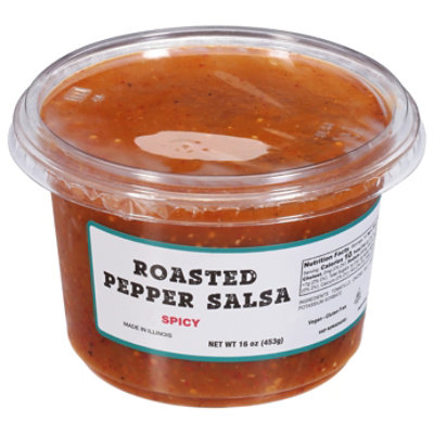 Jaffa Salads Roasted Red Pepper Salsa - 16 OZ - Image 3