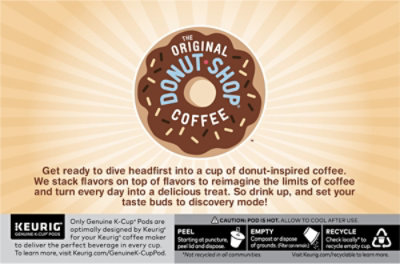 The Original Donut Shop Cookie Dough So Delicious Flavored Coffee K Cup Pods - 12 Count - Image 5