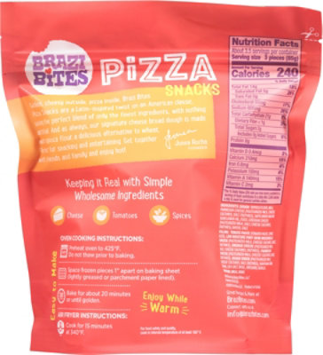 Brazi Bites Pizza Snacks Four Cheese - 10 OZ - Image 6