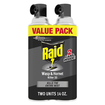 Raid Wasp And Hornet Killer Insecticide Aerosol Spray - 2-14 Oz - Image 2