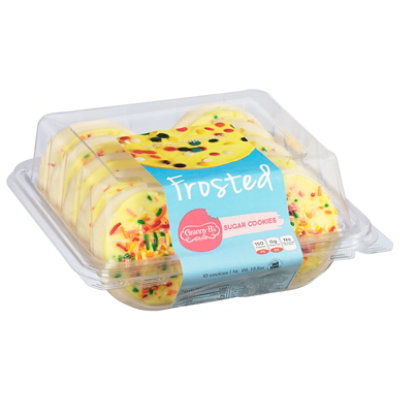 Yellow Frosted Sugar Cookies 10 Count - 13.5 OZ - Image 2