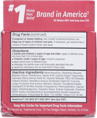 Hempvana Lidocaine Pain Cream Inline - EA - Image 5