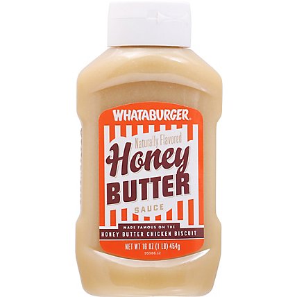 Whataburger Naturally Flavored Honey Butter Sauce 16 Ounces - 16 OZ - Image 2