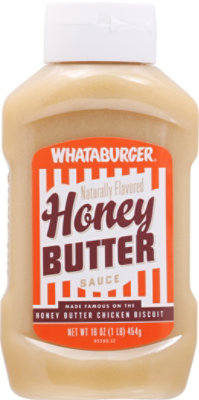 Whataburger Naturally Flavored Honey Butter Sauce 16 Ounces - 16 OZ - Image 2