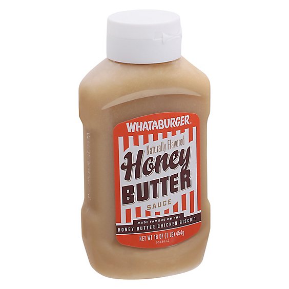 Whataburger Naturally Flavored Honey Butter Sauce 16 Ounces - 16 OZ