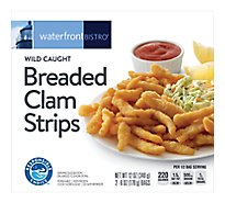 Waterfront Bistro Clam Strips Breaded - 12 OZ