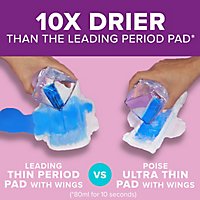 Poise Ultra Thin Light Wing Pad - 26 CT - Image 5