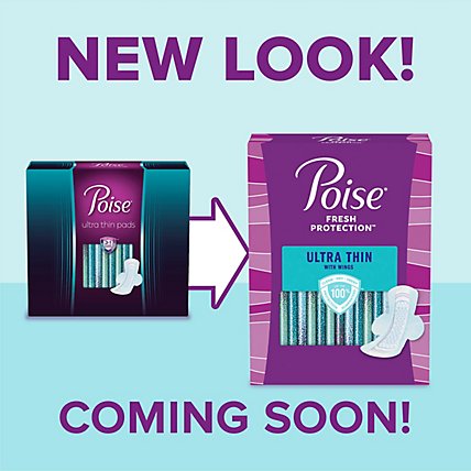 Poise Ultra Thin Light Wing Pad - 26 CT - Image 2