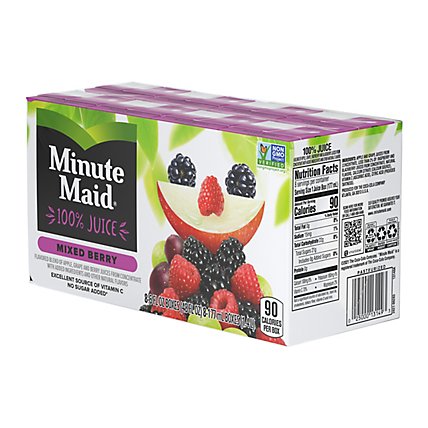 Minute Maid Mixed Berry Juice - 8-6 FZ - Image 3