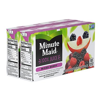 Minute Maid Mixed Berry Juice - 8-6 FZ - Image 1