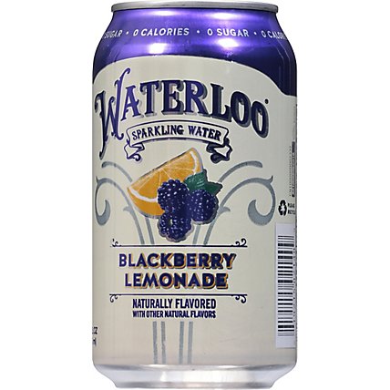 Waterloo Sparkling Water Blackberry Lemonade - 12 FL oz. - Image 6