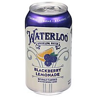 Waterloo Sparkling Water Blackberry Lemonade - 12 FL oz. - Image 1