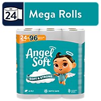 Angel Soft Bath Tissue 24 Mega Rolls Chimney 320 Count - 24 RL - Image 2