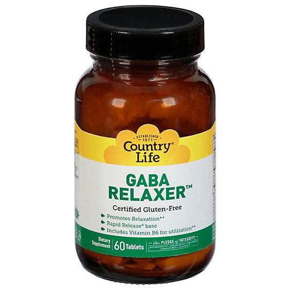 Country Life Gaba Relaxer - 60 CT