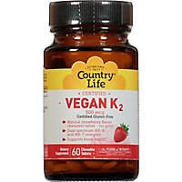 Country Life Vegan K2 - 60 CT - Image 2