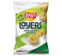 Lay's Potato Chips Layers Sour Cream & Onion - 4.75 OZ