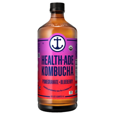 Health Ade Pomegranate Kombucha - 48 FZ - Image 1