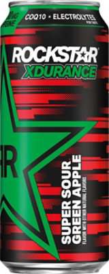 Rockstar Xdurance Super Sour Green Apple - 16 FZ - Image 2