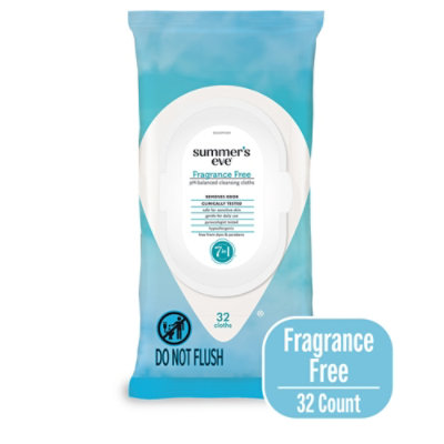 Summers Eve Cleansing Cloths Frag Free - 32 CT - Image 2
