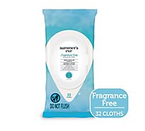 Summers Eve Cleansing Cloths Frag Free - 32 CT