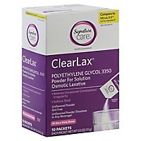 Signature Care Laxative Powder Clearlax Singles - 10 CT - Image 2