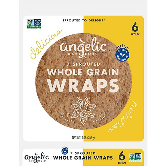 Angelic Bake Hosue Whole Grain Wraps - 9 OZ