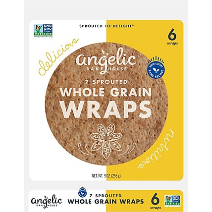 Angelic Bake Hosue Whole Grain Wraps - 9 OZ - Image 1