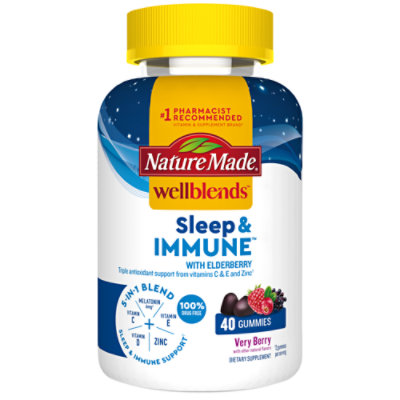 Nature Made Wellblends Sleep & Immune Gummies - 40 CT