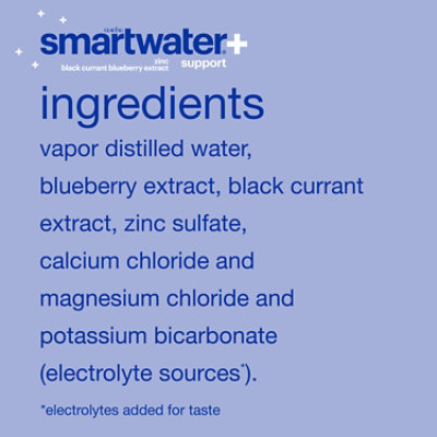 Smartwater Zinc Black Currant Blueberry Water - 23.7 Fl. Oz. - Image 3
