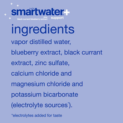 Smartwater Zinc Black Currant Blueberry Bottle - 23.7 FZ - Image 4