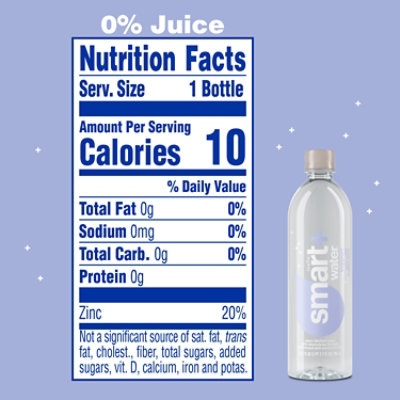 Smartwater Zinc Black Currant Blueberry Water - 23.7 Fl. Oz. - Image 3