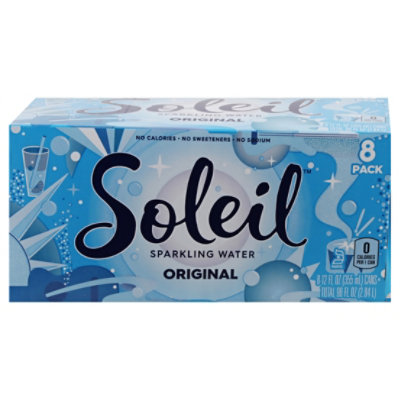 Soleil Sparkling Water Original - 8-12 Fl. Oz.  - Image 2