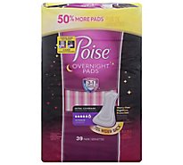 Poise Pad Overnight Extra Coverage - 39 CT