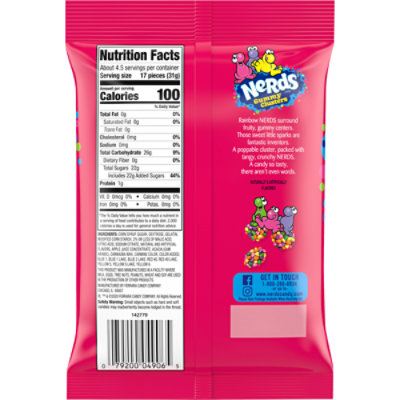 NERDS Rainbow Crunchy and Gummy Gummy Clusters Candy - 5 Oz - Image 5