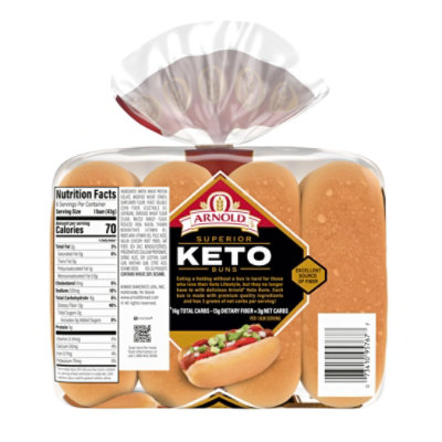 Arnold Keto Hotdog Buns - 12 Oz - Image 2