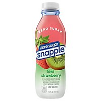 Snapple Zero Sugar Strawberry Kiwi Flavored Fruit Drink Recycled Plastic Bottle - 16 Fl. Oz. - Image 1