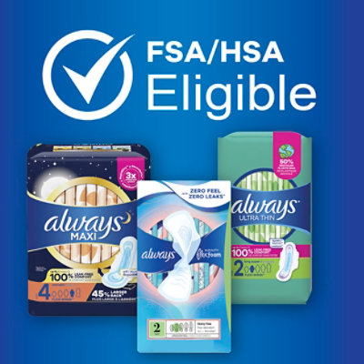 Always Ultra Thin Sz 3 Ex Lng W/wings - 17 CT - Image 8