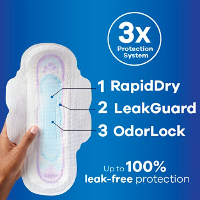 Always Ultra Thin Sz 3 Ex Lng W/wings - 17 CT - Image 2