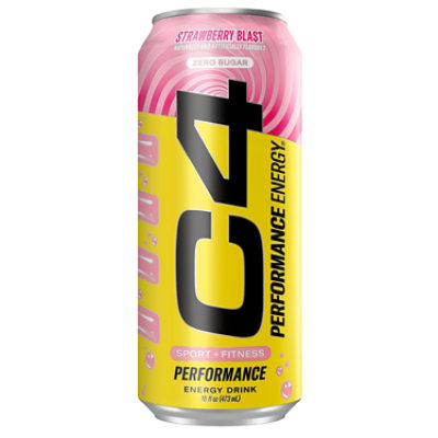 C4 Energy Drink Strawberry Starburst - 16 FZ - Image 1