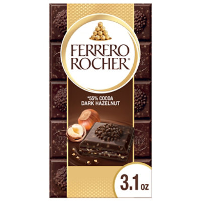 Ferrero Rocher Premium Chocolate Bar Dark Chocolate Hazelnut - ​3.1 Oz - Image 2