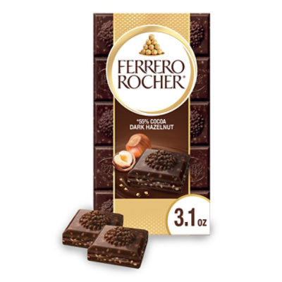 Ferrero Rocher Dark Hazelnut 90g Tablet - EA