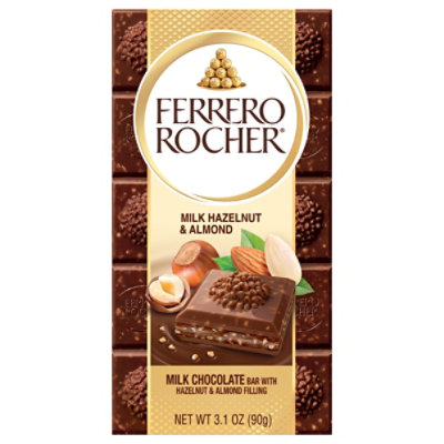 Ferrero Rocher Milk Hazelnut & Almond 90g Tablet - EA - Image 3