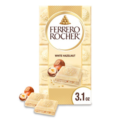 Ferrero Rocher White Hazelnut 90g Tablet - EA - Image 2