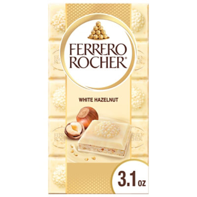 Ferrero Rocher Premium White Chocolate Hazelnut Chocolate Bar - 3.1 Oz - Image 2